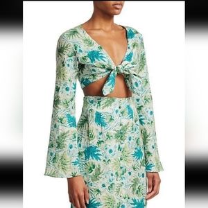 RARE!!! Cult gaia floral Marina skirt set in size M